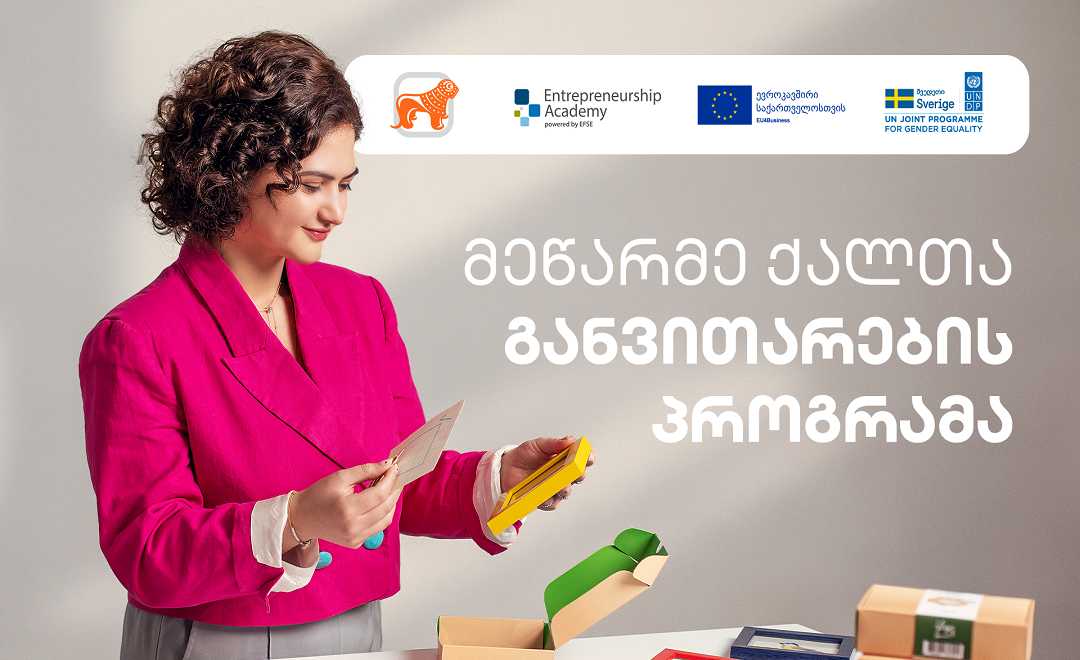 საქართველოს ბანკისა და UNDP-ის მეწარმე ქალთა განვითარების პროგრამაზე მიღება დაიწყო 17085984991920 X 1080.png